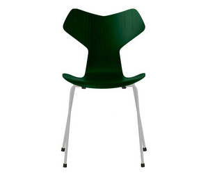 Grand Prix Chair 3130, Evergreen/Nine Grey, Coloured Ash