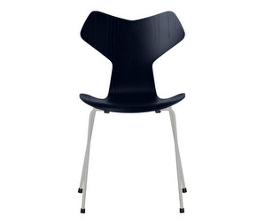 Grand Prix Chair 3130, Midnight Blue/Nine Grey, Coloured Ash