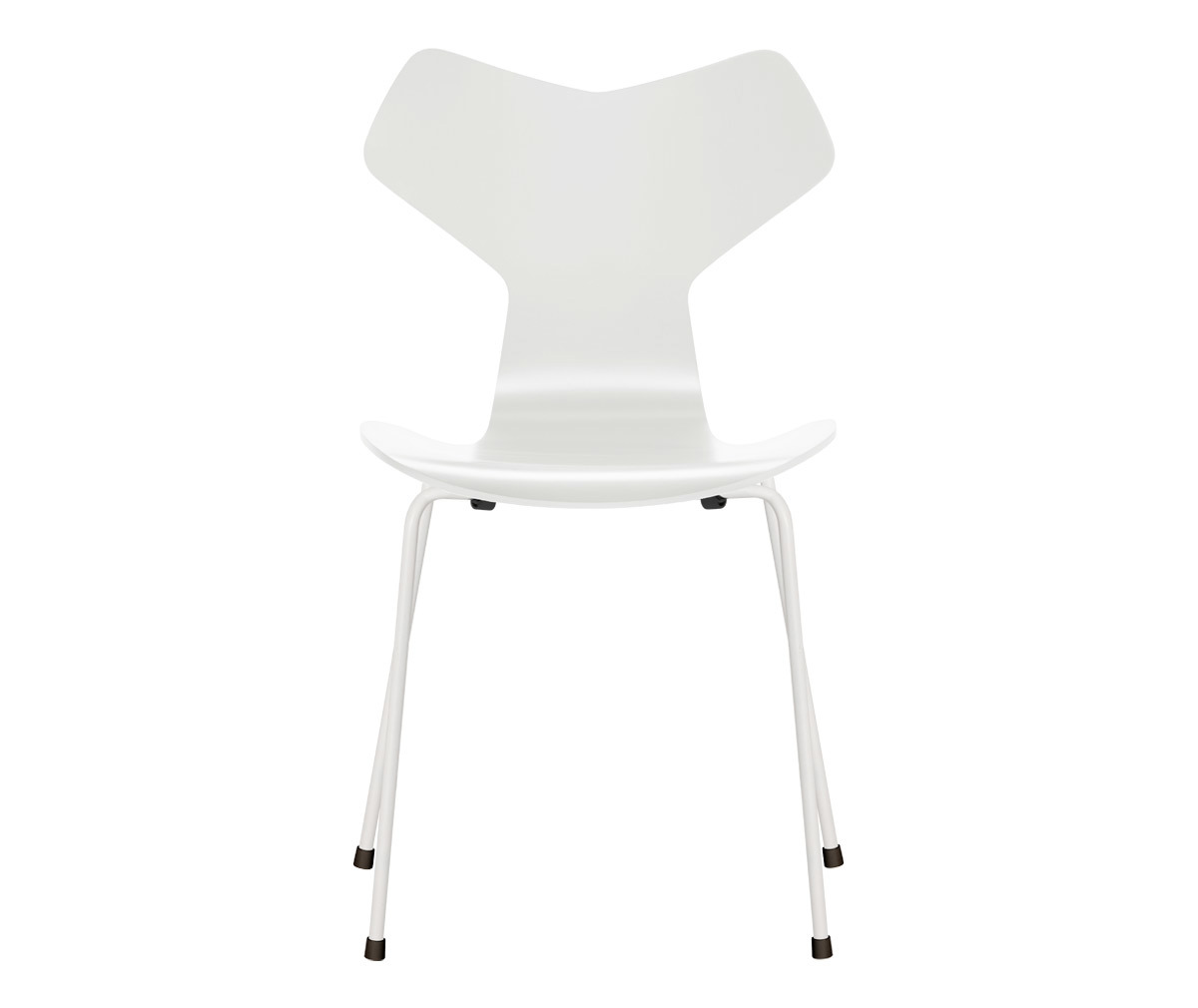Fritz Hansen Grand Prix -tuoli 3130 white/white, peittomaalattu