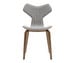 Grand Prix Chair 4130, Oak Veneer/Grey