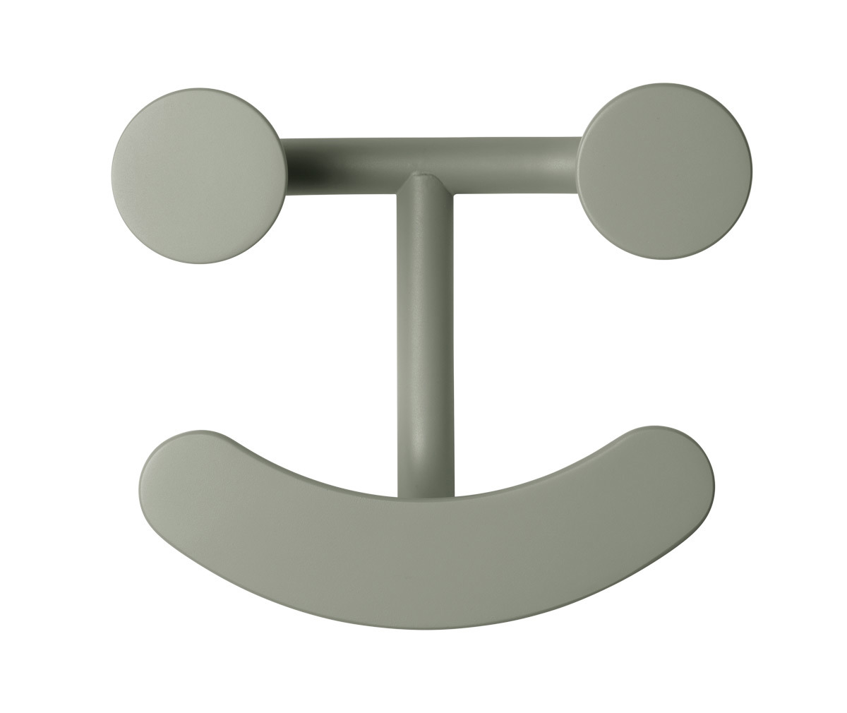 Fritz Hansen Happy Hook -naulakko harmaanvihreä