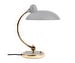 Kaiser Idell Table Lamp, Easy Grey/Brass, 6631-T Luxus