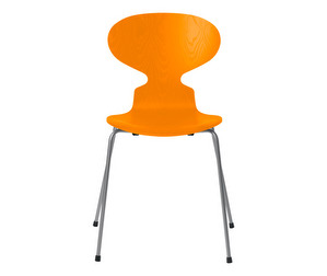 Ant Chair 3101, Burnt Yellow/Silver Grey, Coloured Ash