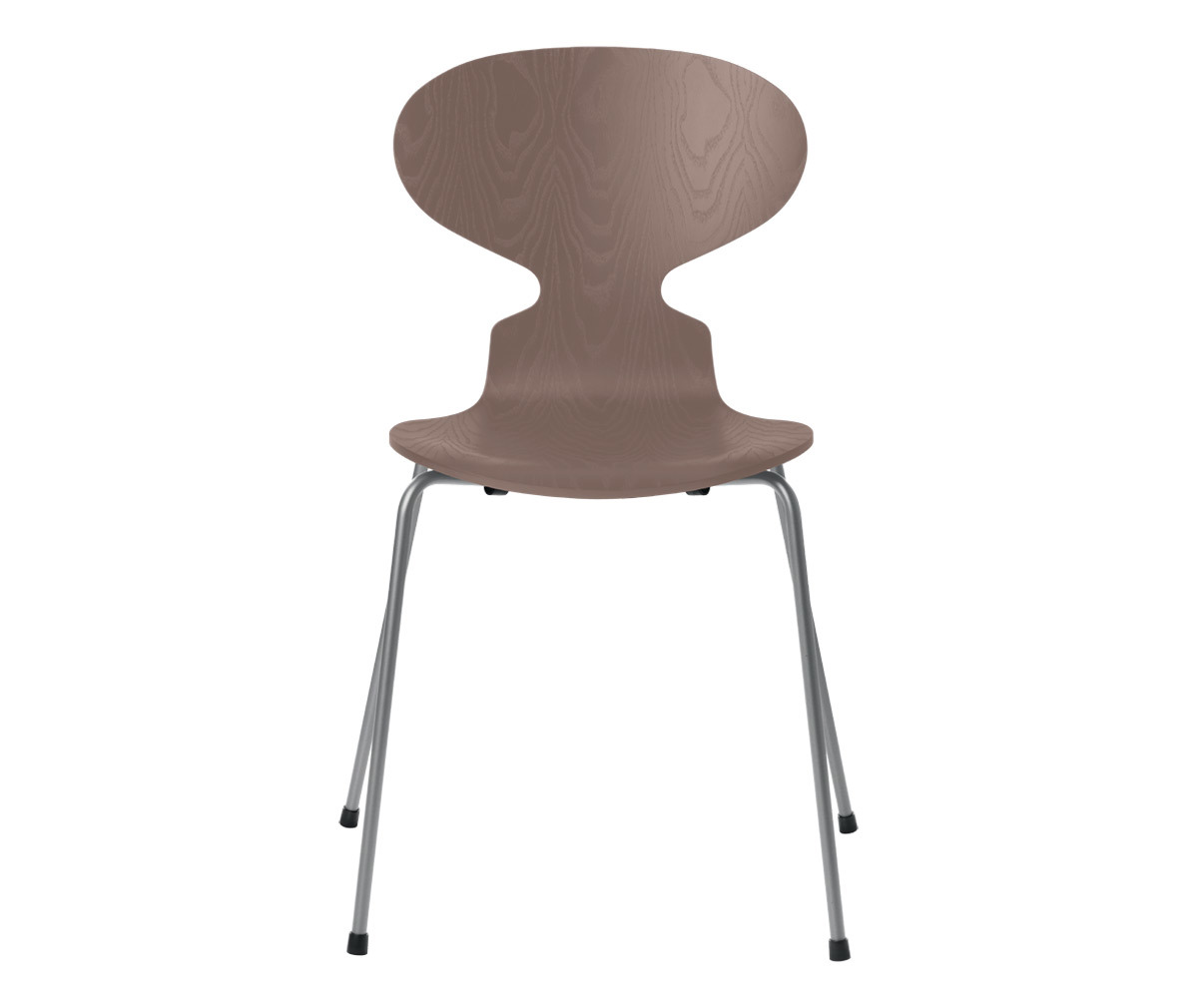Fritz Hansen Ant Chair 3101 Deep Clay/Silver Grey, Coloured Ash