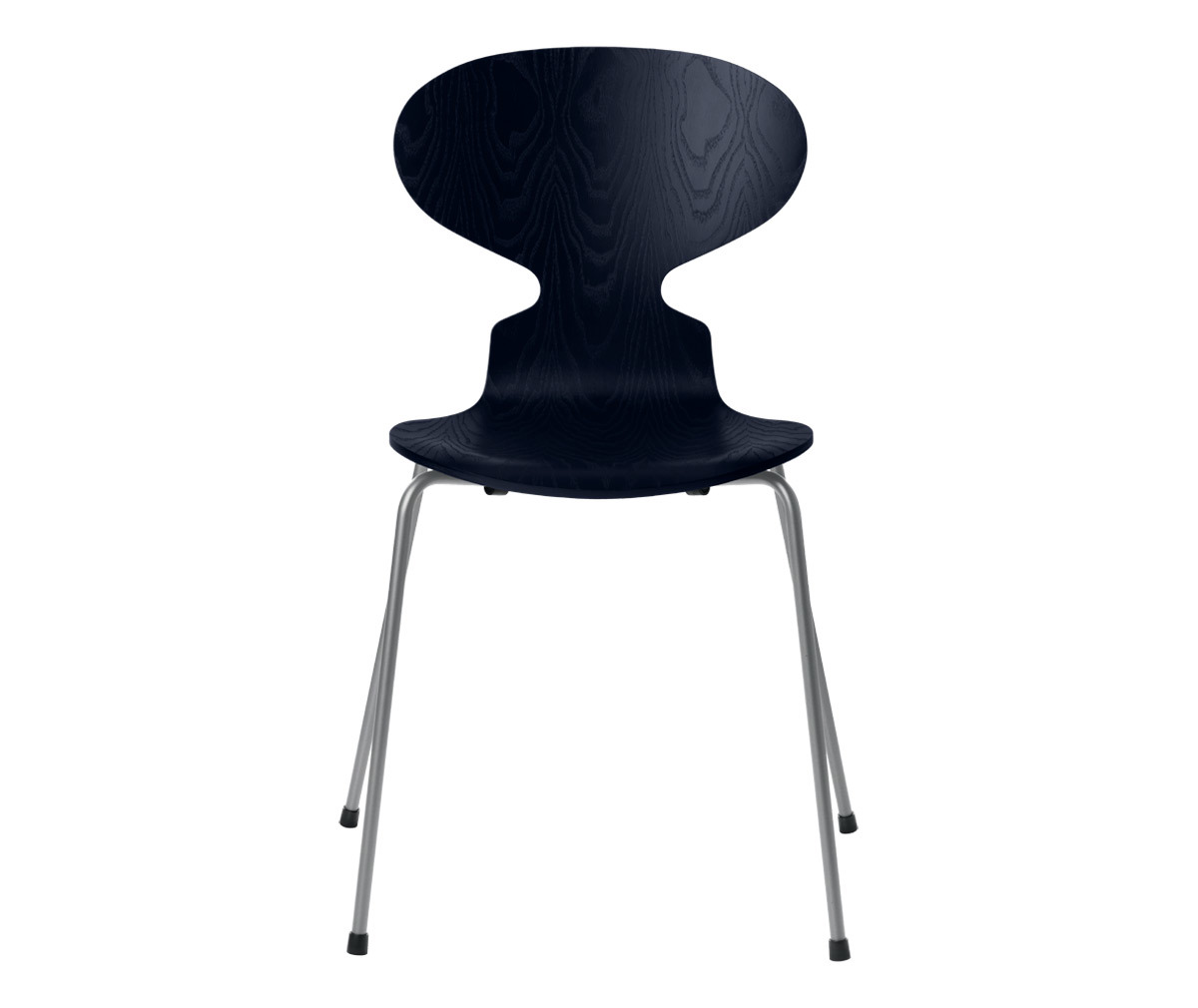 Fritz Hansen Ant Chair 3101 Midnight Blue/Silver Grey, Coloured Ash