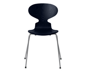 Ant Chair 3101, Midnight Blue/Silver Grey, Coloured Ash