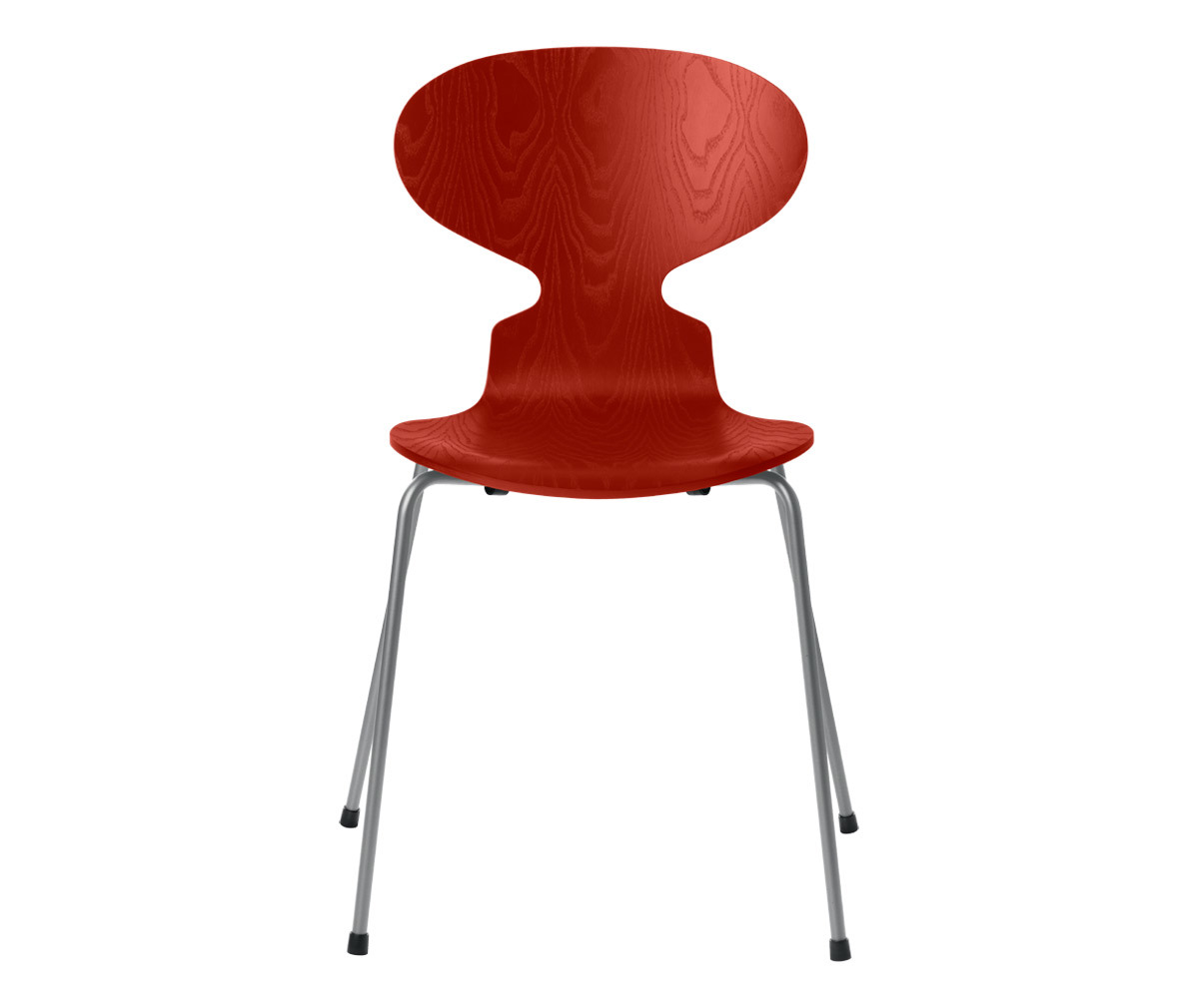 Fritz Hansen Muurahais-tuoli 3101 venetian red/silver grey, kuultomaalattu