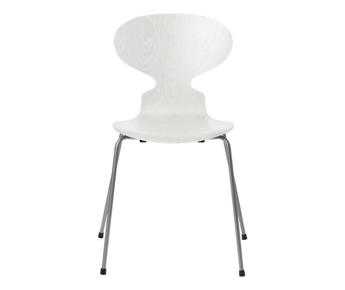 Fritz Hansen Muurahais-tuoli 3101 white/silver grey, kuultomaalattu