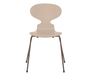 Ant Chair 3101, Light Beige/Dark Brown, Lacquered