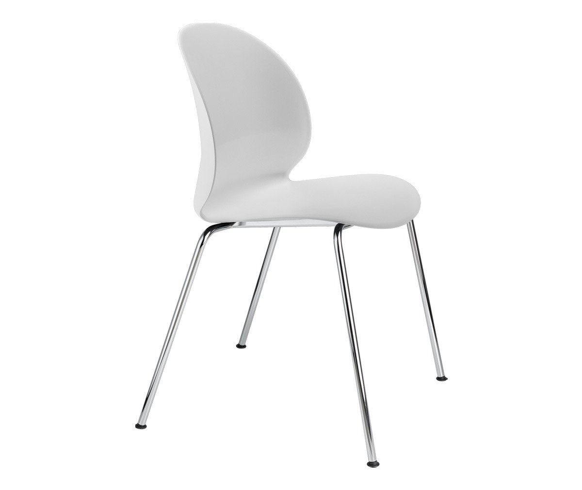 Fritz Hansen N02 Recycle Chair White, Painted Legs