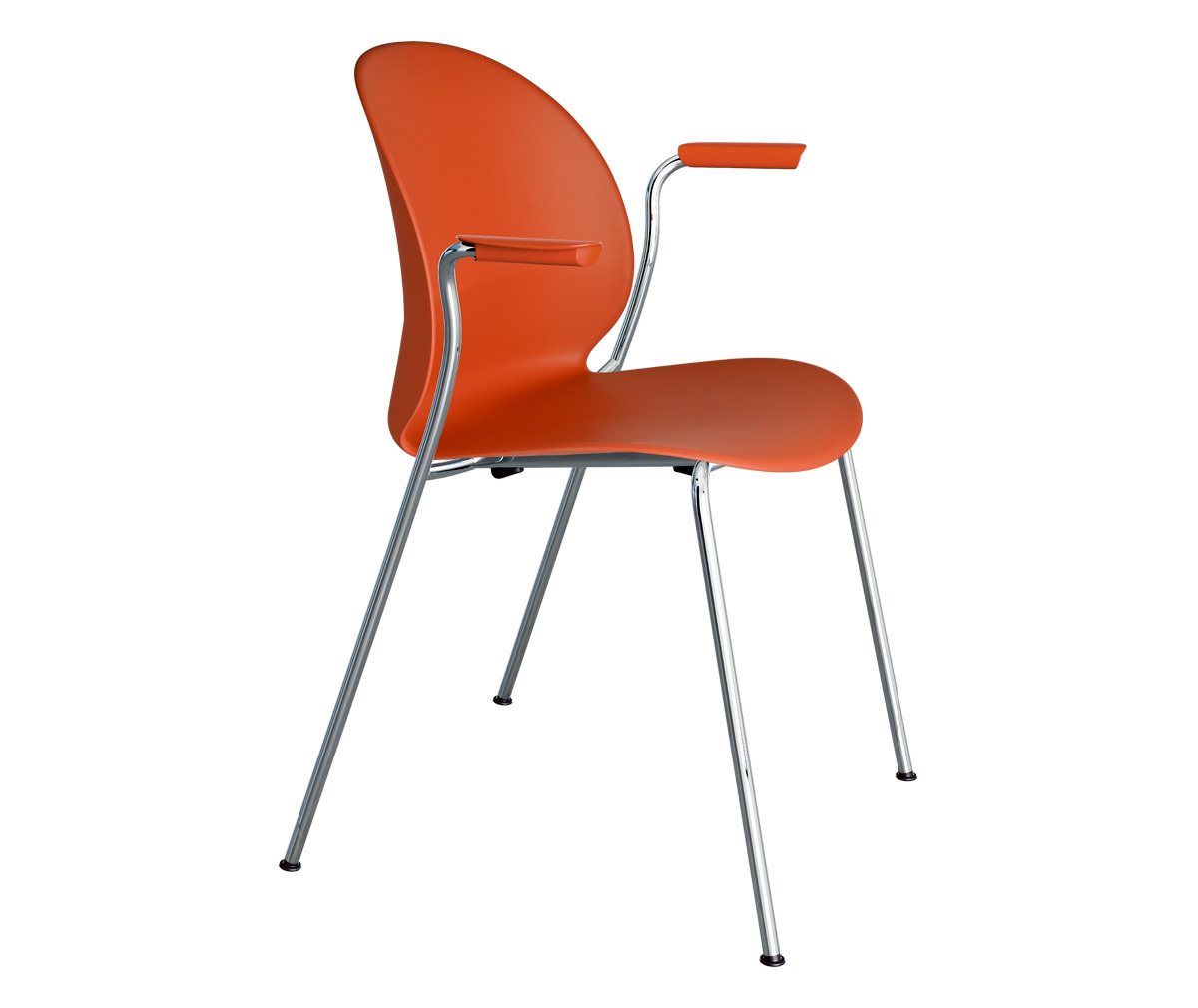 Fritz Hansen N02 Recycle Chair Dark Orange