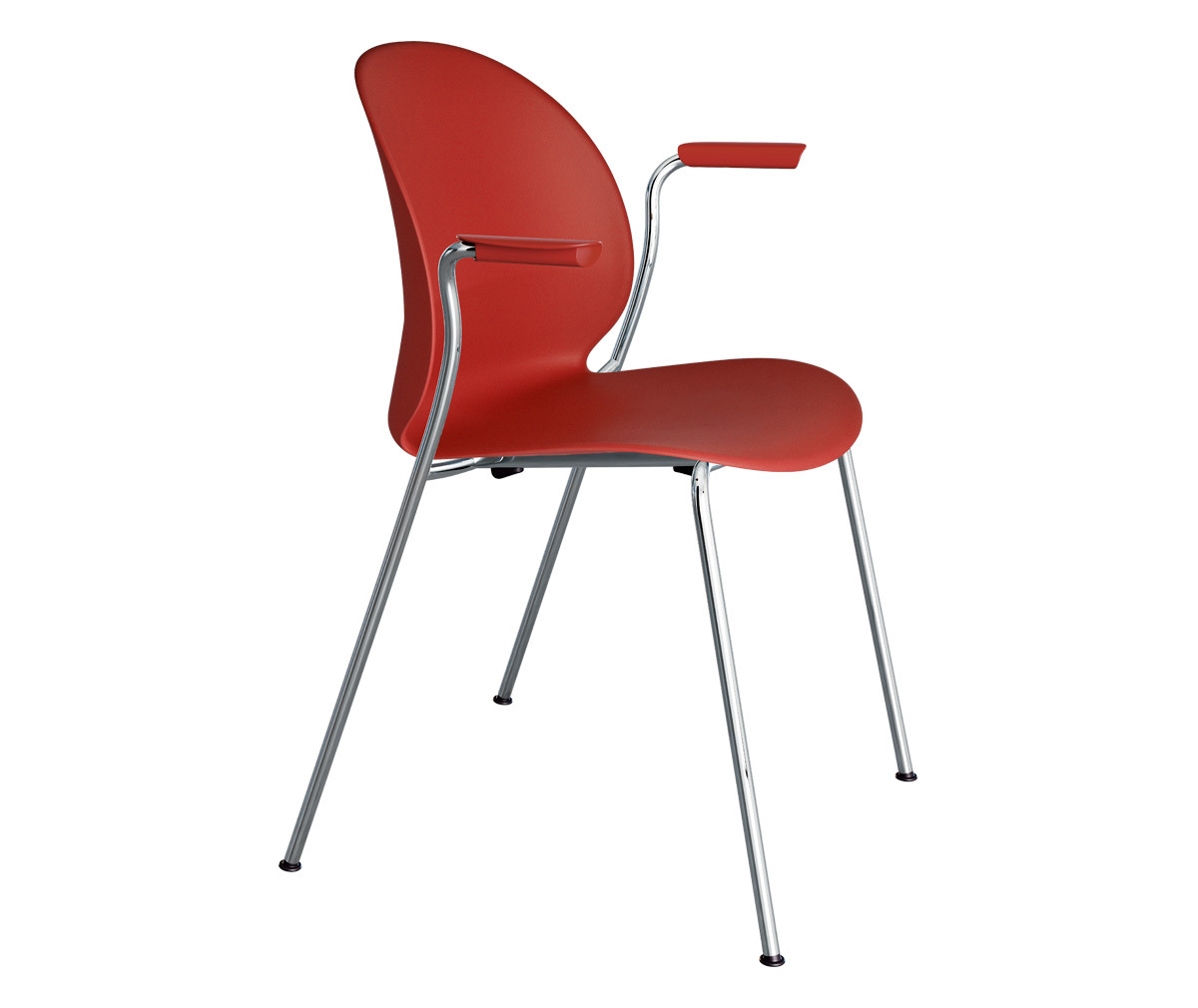 Fritz Hansen N02 Recycle Chair Dark Red