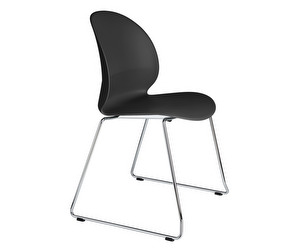 N02 Recycle Chair, Black, Sledge Base