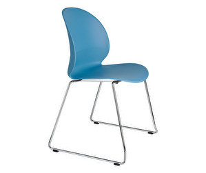 N02 Recycle Chair, Light Blue, Sledge Base