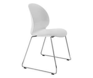 N02 Recycle Chair, White, Sledge Base