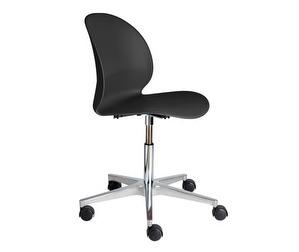 N02 Recycle Chair, Black, Castors