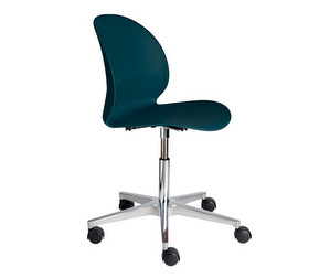 N02 Recycle Chair, Dark Blue, Castors