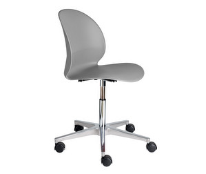 N02 Recycle Chair, Grey, Castors