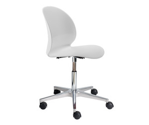 N02 Recycle Chair, White, Castors