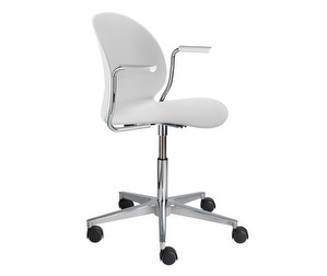 N02 Recycle Chair, White, Castors