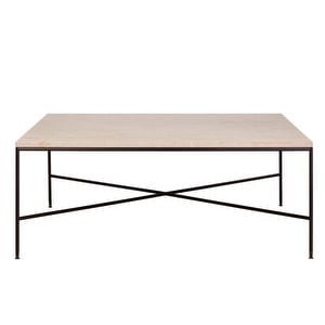 Planner Coffee Table, Cream Marble, 100 x 100 cm