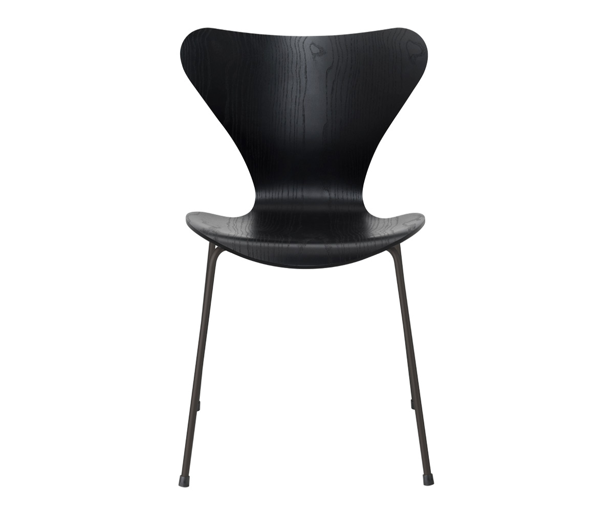 Fritz Hansen Chair 3107 Series 7 Black Warm Graphite Veps l inen