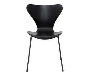 Chair 3107, “Series 7”, Black/Warm Graphite, Coloured Ash