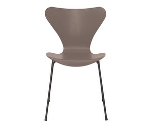 Chair 3107, “Series 7”, Deep Clay/Warm Graphite, Coloured Ash