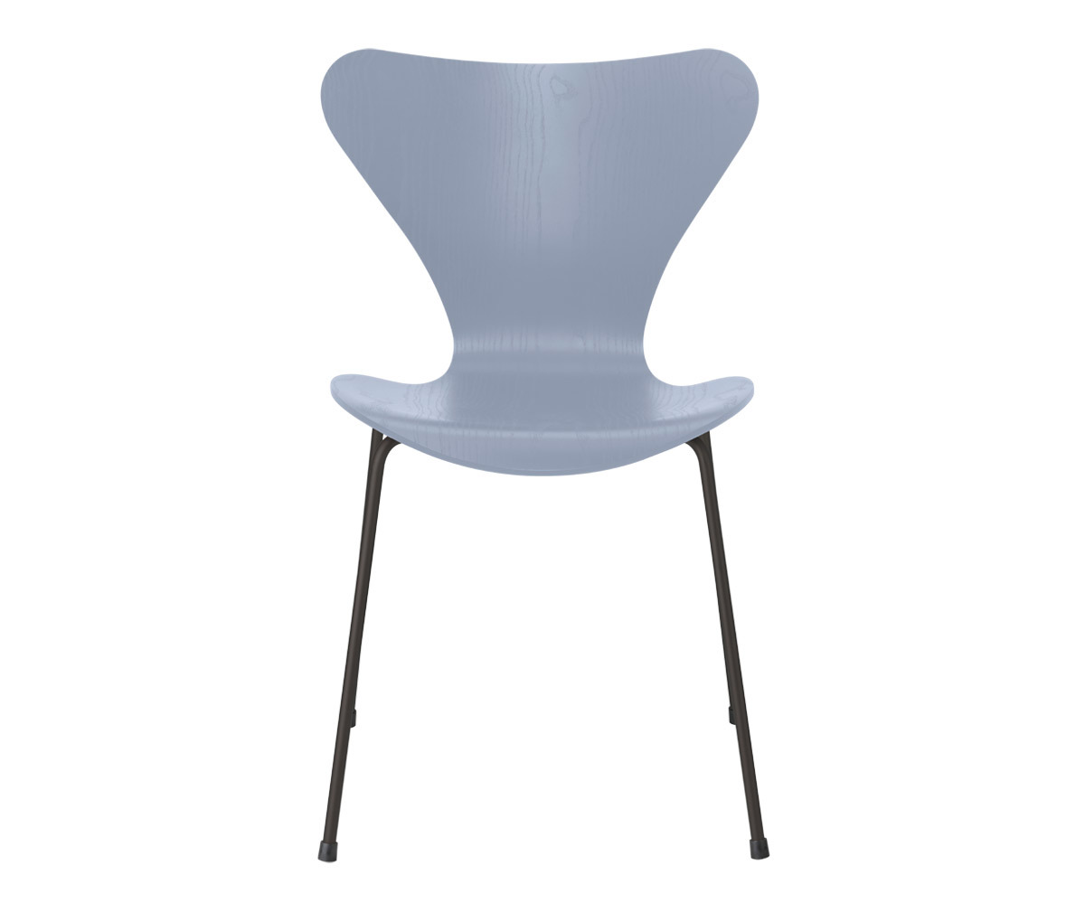 Fritz Hansen Seiska-tuoli 3107 lavender blue/warm graphite, kuultomaalattu