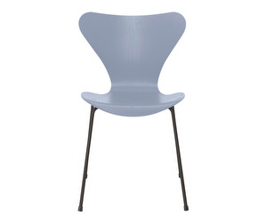 Chair 3107, “Series 7”, Lavender Blue/Warm Graphite, Coloured Ash