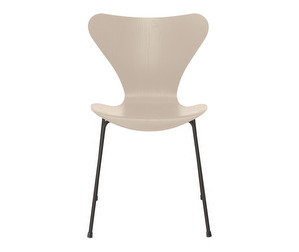 Chair 3107, “Series 7”, Light Beige/Warm Graphite, Coloured Ash