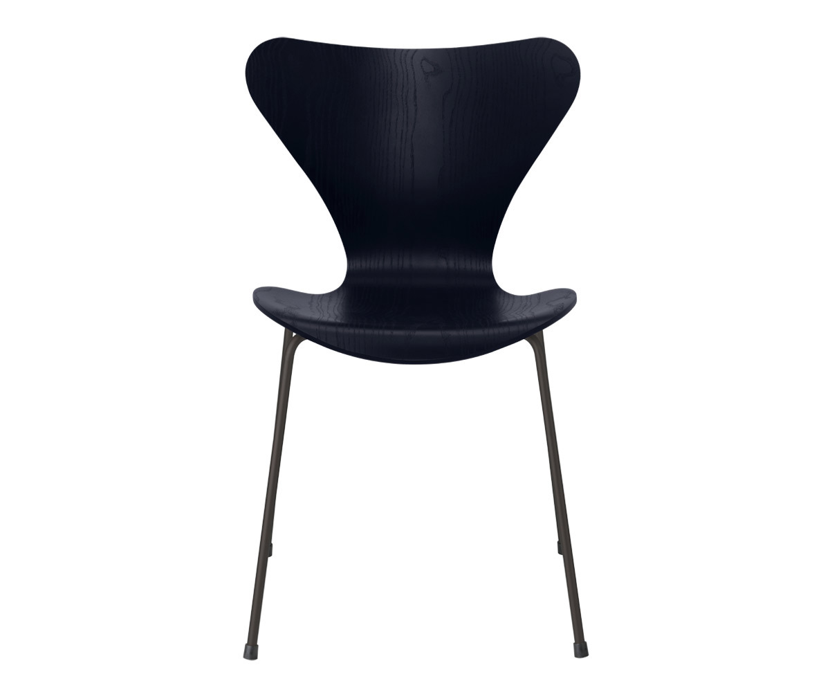 Fritz Hansen Seiska-tuoli 3107 midnight blue/warm graphite, kuultomaalattu