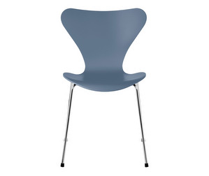 Chair 3107, “Series 7”, Dusk Blue, Lacquered