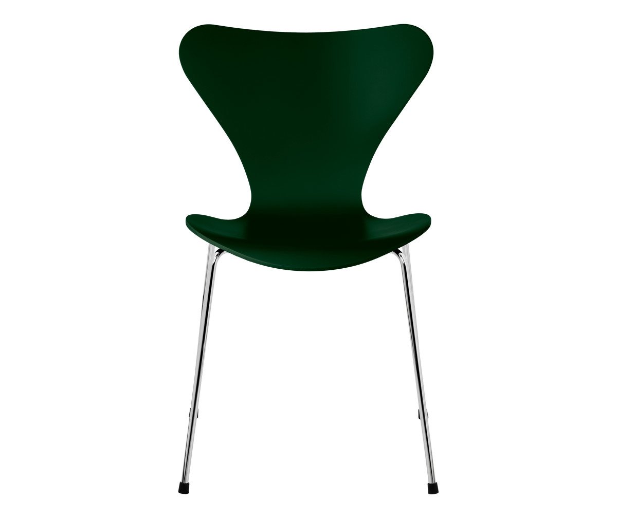Fritz Hansen Chair 3107, “Series 7” Evergreen, Lacquered