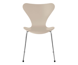 Chair 3107, “Series 7”, Light Beige, Lacquered