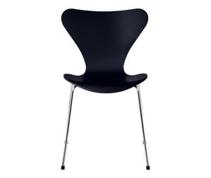 Chair 3107, “Series 7”, Midnight Blue, Lacquered