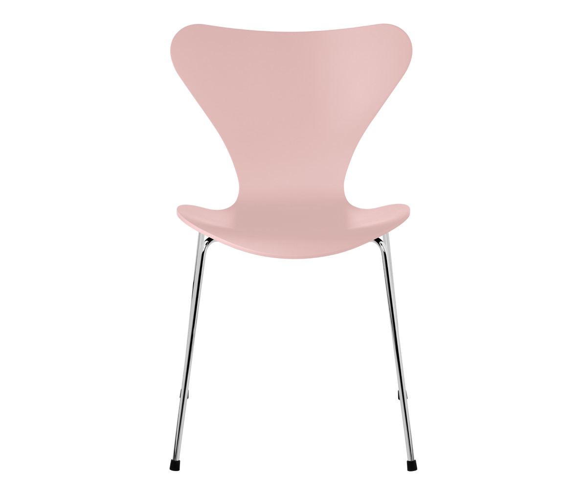 Fritz Hansen Chair 3107, “Series 7” Pale Rose, Lacquered