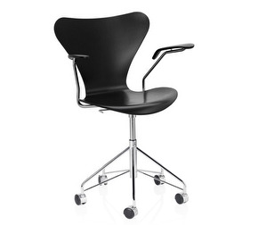 Office Chair 3217, “Series 7”, Black Ash, Coloured Ash