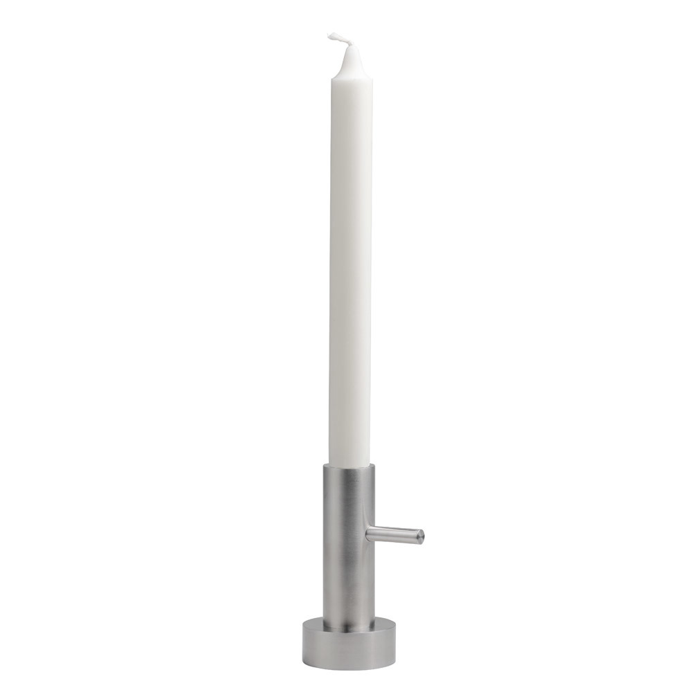 Fritz Hansen Single #1 Candleholder Stainless Steel
