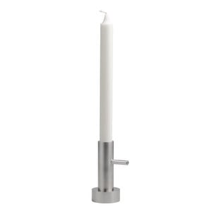 Single #1 Candleholder, Stainless Steel