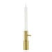 Single #2 Candleholder, Brass, .