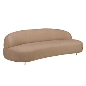 Aria Sofa, Beige Gianni Sand Fabric, W 224 cm