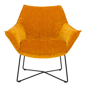 Egon Armchair, Eros Fabric Mustard