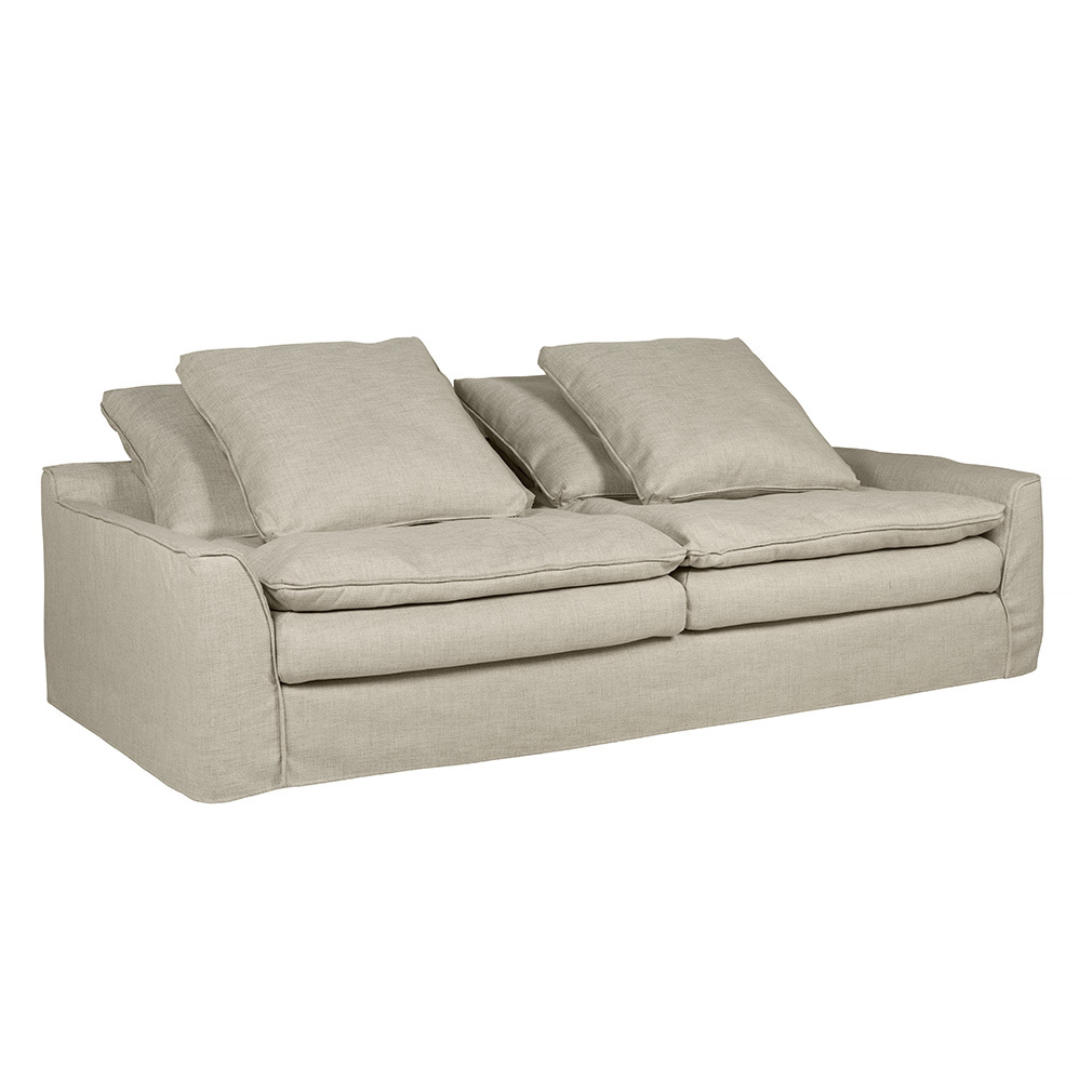 Furninova Sake-sohva Bardot Nature -kangas beige, L 233 cm