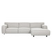 Vesta-divaanisohva, Nancy-kangas soft grey, L 300 cm / oikea