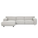 Vesta-divaanisohva, Nancy-kangas soft grey, L 300 cm / vasen