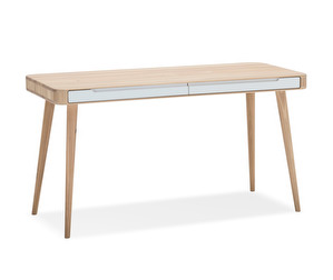 Ena Desk, Oak/White, 60 x 140 cm