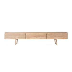 Fawn Sideboard, White-Oiled Oak, 220 x 45 cm