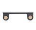 Hook Wall Shelf, Matt Black, 50 cm