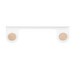 Hook Wall Shelf, Matt White, 50 cm